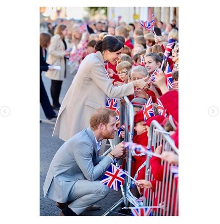 أوّل حساب للزوجين هاري وميغان على 